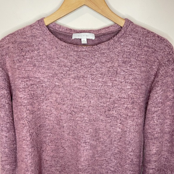 ERI +‎ ALI Anthropologie Sasha Hacci Ruffle Sleeve Mauve Top, XS - Picture 2 of 8